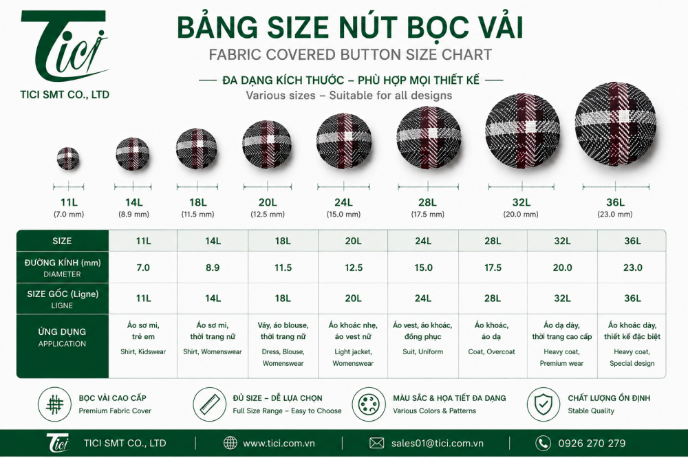 Nút bọc vải